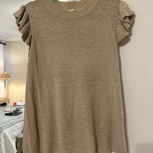 JODIFL Beige Knit Sweater Dress